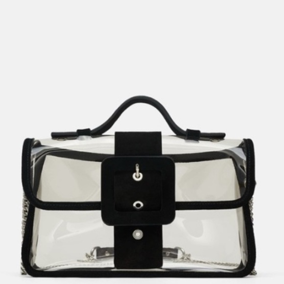 🔥🔥Zara Vinyl crossbody bag - Picture 1 of 8